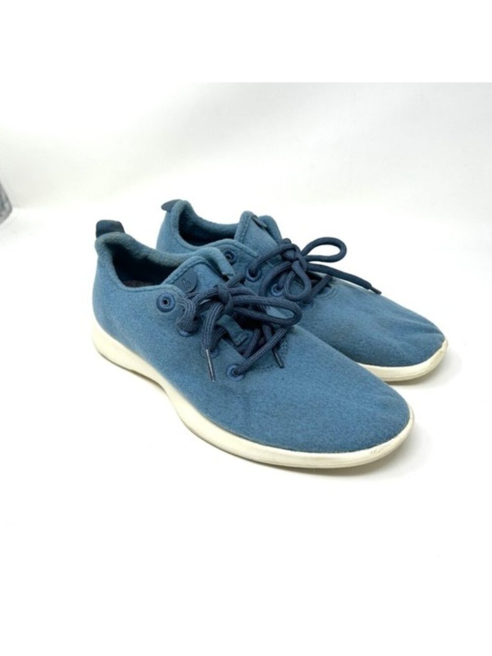 Allbirds Wool Runners 0319 NV1 Light Blue Running Shoes Sneakers - women's 10